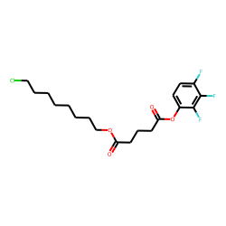 Glutaric acid, 8-chlorooctyl 2,3,4-trifluorophenyl ester