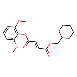 Fumaric acid, 2,6-dimethoxyphenyl cyclohexylmethyl ester