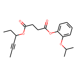 Succinic acid, hex-4-yn-3-yl 2-isopropoxyphenyl ester