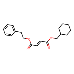 Fumaric acid, 2-phenethyl cyclohexylmethyl ester