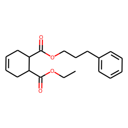 cis-Cyclohex-4-en-1,2-dicarboxylic acid, ethyl 3-phenylpropyl ester