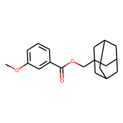 m-Anisic acid, 1-adamantylmethyl ester