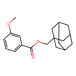 m-anisic acid, 1-adamantylmethyl ester