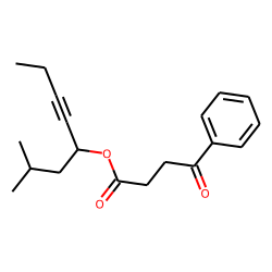 4-Oxo-4-phenylbutyric acid, 2-methyloct-5-yn-4-yl ester