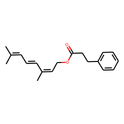 dehydrogeranyl 3-phenylpropanoate