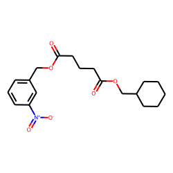 Glutaric acid, cyclohexylmethyl 3-nitrobenzyl ester