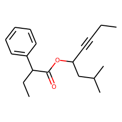 Butyric acid, 2-phenyl-, 2-methyloct-5-yn-4-yl ester