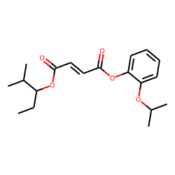 Fumaric acid, 2-isopropoxyphenyl 2-methylpent-3-yl ester