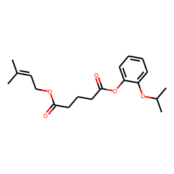 Glutaric acid, 3-methylbut-2-en-1-yl 2-isopropoxyphenyl ester