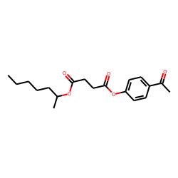 Succinic acid, hept-2-yl 4-acetylphenyl ester
