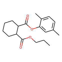 1,2-Cyclohexanedicarboxylic acid, 2,5-dimethylphenyl propyl ester