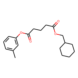 Glutaric acid, cyclohexylmethyl 3-methylphenyl ester