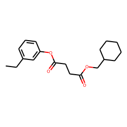 Succinic acid, cyclohexylmethyl 3-ethylphenyl ester