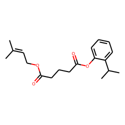 Glutaric acid, 3-methylbut-2-en-1-yl 2-isopropylphenyl ester