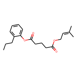 Glutaric acid, 3-methylbut-2-en-1-yl 2-propylphenyl ester