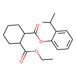 1,2-Cyclohexanedicarboxylic acid, ethyl 2-isopropylphenyl ester
