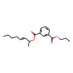 Isophthalic acid, oct-3-en-2-yl propyl ester