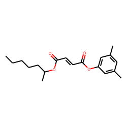 Fumaric acid, 3,5-dimethylphenyl hept-2-yl ester