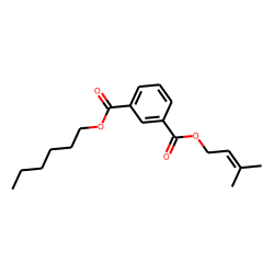 Isophthalic acid, hexyl 3-methylbut-2-en-1-yl ester