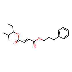 Fumaric acid, 3-phenylpropyl 2-methylpent-3-yl ester