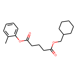 Glutaric acid, cyclohexylmethyl 2-methylphenyl ester