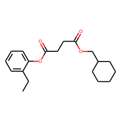 Succinic acid, cyclohexylmethyl 2-ethylphenyl ester
