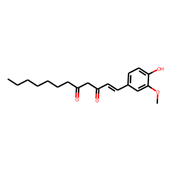 1-(4-Hydroxy-3-methoxyphenyl)dodec-1-ene-3,5-dione