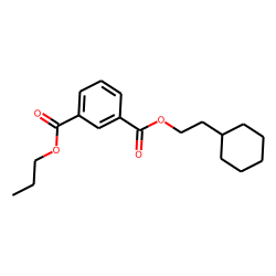 Isophthalic acid, 2-cyclohexylethyl propyl ester