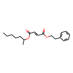 Fumaric acid, 2-phenethyl hept-2-yl ester