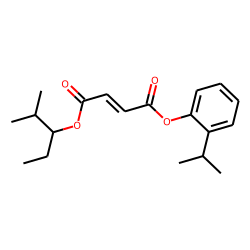 Fumaric acid, 2-isopropylphenyl 2-methylpent-3-yl ester