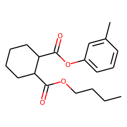 1,2-Cyclohexanedicarboxylic acid, butyl 3-methylphenyl ester