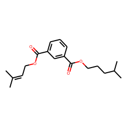 Isophthalic acid, isohexyl 3-methylbut-2-en-1-yl ester