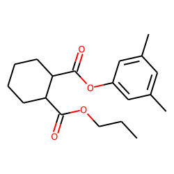 1,2-Cyclohexanedicarboxylic acid, 3,5-dimethylphenyl propyl ester