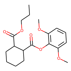 1,2-Cyclohexanedicarboxylic acid, 2,6-dimethoxyphenyl propyl ester