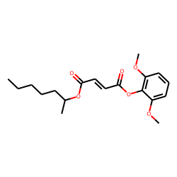 Fumaric acid, 2,6-dimethoxyphenyl hept-2-yl ester