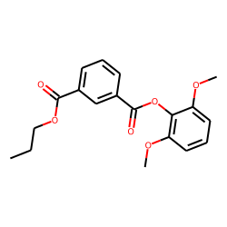 Isophthalic acid, 2,6-dimethoxyphenyl propyl ester
