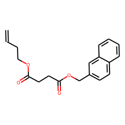 Succinic acid, naphth-2-ylmethyl but-3-en-1-yl ester