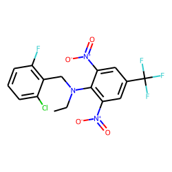 Benzenemethanamine, 2-chloro-N-(2,6-dinitro-4-(trifluoromethyl)phenyl)-N-ethyl-6-fluoro-