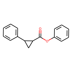 Cyclopropanecarboxylic acid, trans-2-phenyl-, phenyl ester