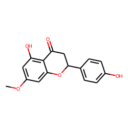 4H-1-Benzopyran-4-one, 2,3-dihydro-5-hydroxy-2-(4-hydroxyphenyl)-7-methoxy-, (S)-