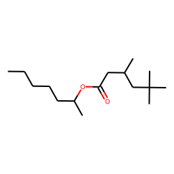 Hexanoic acid, 3,5,5-trimethyl-, hept-2-yl ester