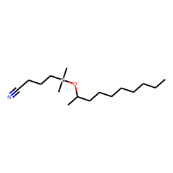 2-Decanol, (3-cyanopropyl)dimethylsilyl ether