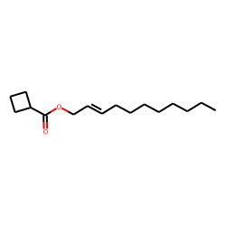 Cyclobutanecarboxylic acid, undec-2-enyl ester