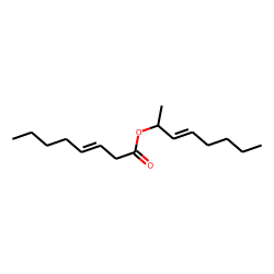 Oct-3-enoic acid, oct-3-en-2-yl ester