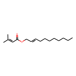 3-Methyl-2-butenoic acid, undec-2-enyl ester