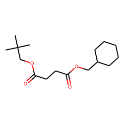 Succinic acid, cyclohexylmethyl neopentyl ester