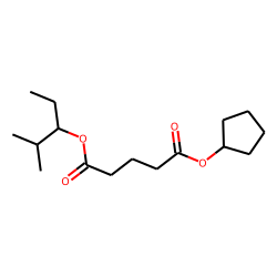 Glutaric acid, cyclopentyl 2-methylpent-3-yl ester