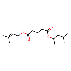 Glutaric acid, 3-methylbut-2-en-1-yl 4-methylpent-2-yl ester