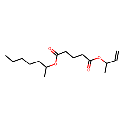 Glutaric acid, but-3-en-2-yl hept-2-yl ester