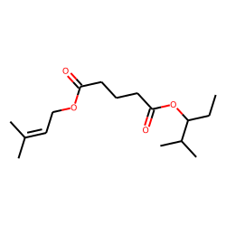 Glutaric acid, 3-methylbut-2-en-1-yl 2-methylpent-3-yl ester